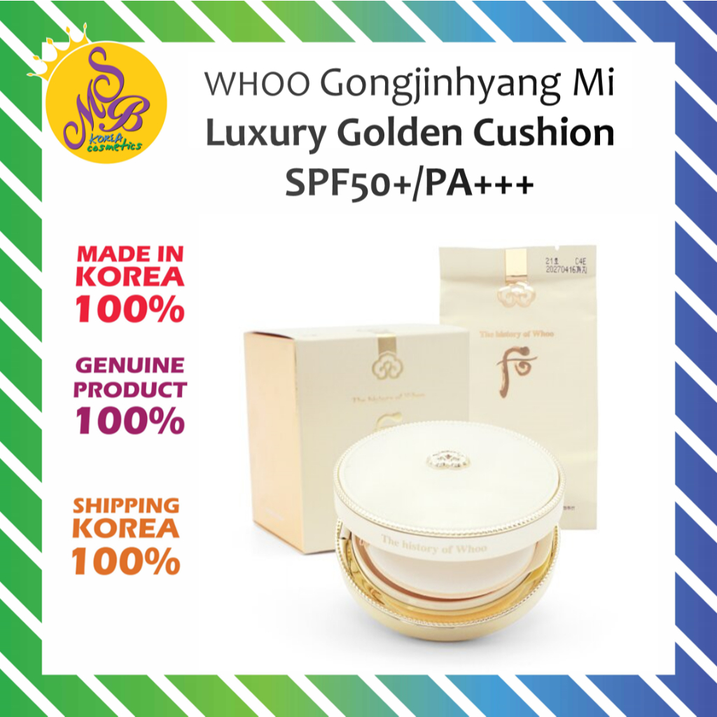 Gongjinhyang Mi Luxury Golden Cushion SPF50+/PA+++(13g*2)