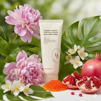 HEVBLUE Salmon Caring Centella Cream 100ml เด็กมะกอก