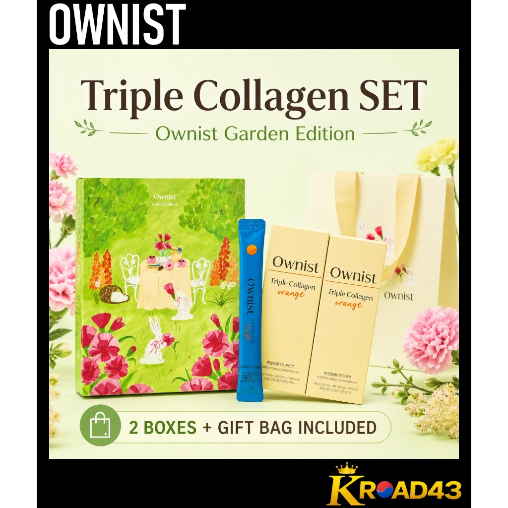 【OWNIST】[LIMITED EDITION] TRIPLE COLLAGEN ORANGE GIFT SET(2BOXES/28STICKS/4WEEKS)/K-Beauty/ของแท้ 10