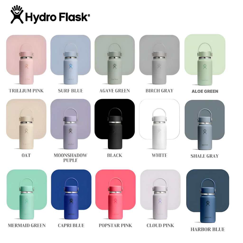 [Hydro Flask] Micro Hydro Bottle 200ml (6.7oz), ขวดไมโครไฮโดร 200 มล. (6.7 ออนซ์) ขวดฉนวนสุญญากาศขนา