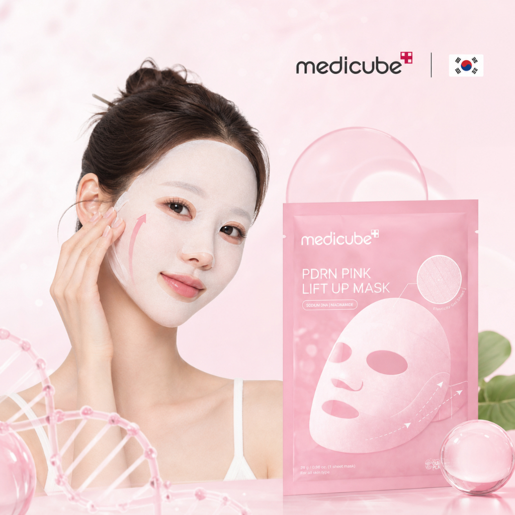 PDRN Pink Tension Up Mask Pack.1pk.เครื่องสําอางเกาหลี