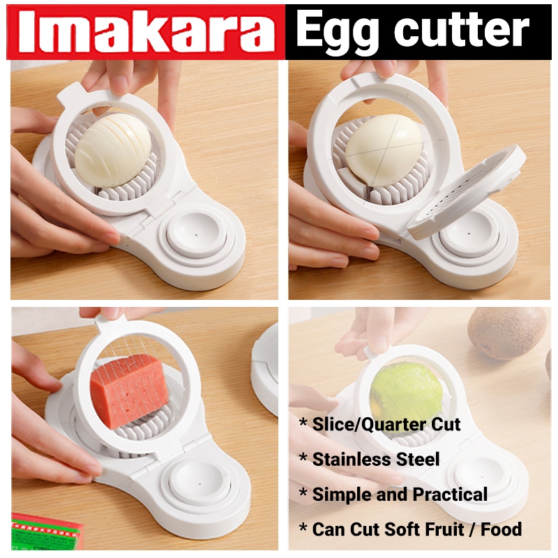 Imakara เครื่องตัดไข่ที่เก็บรักษาไว้อเนกประสงค์/เครื่องตัดไข่/ Slice/Quarter Cut