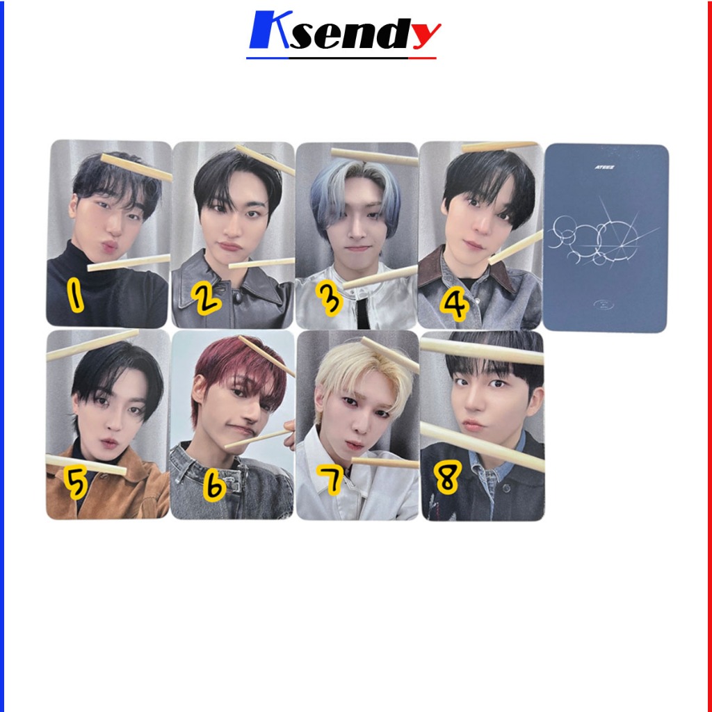 ATEEZ [ GOLDEN HOUR : Part.4 ] Photocard 1ea [F]