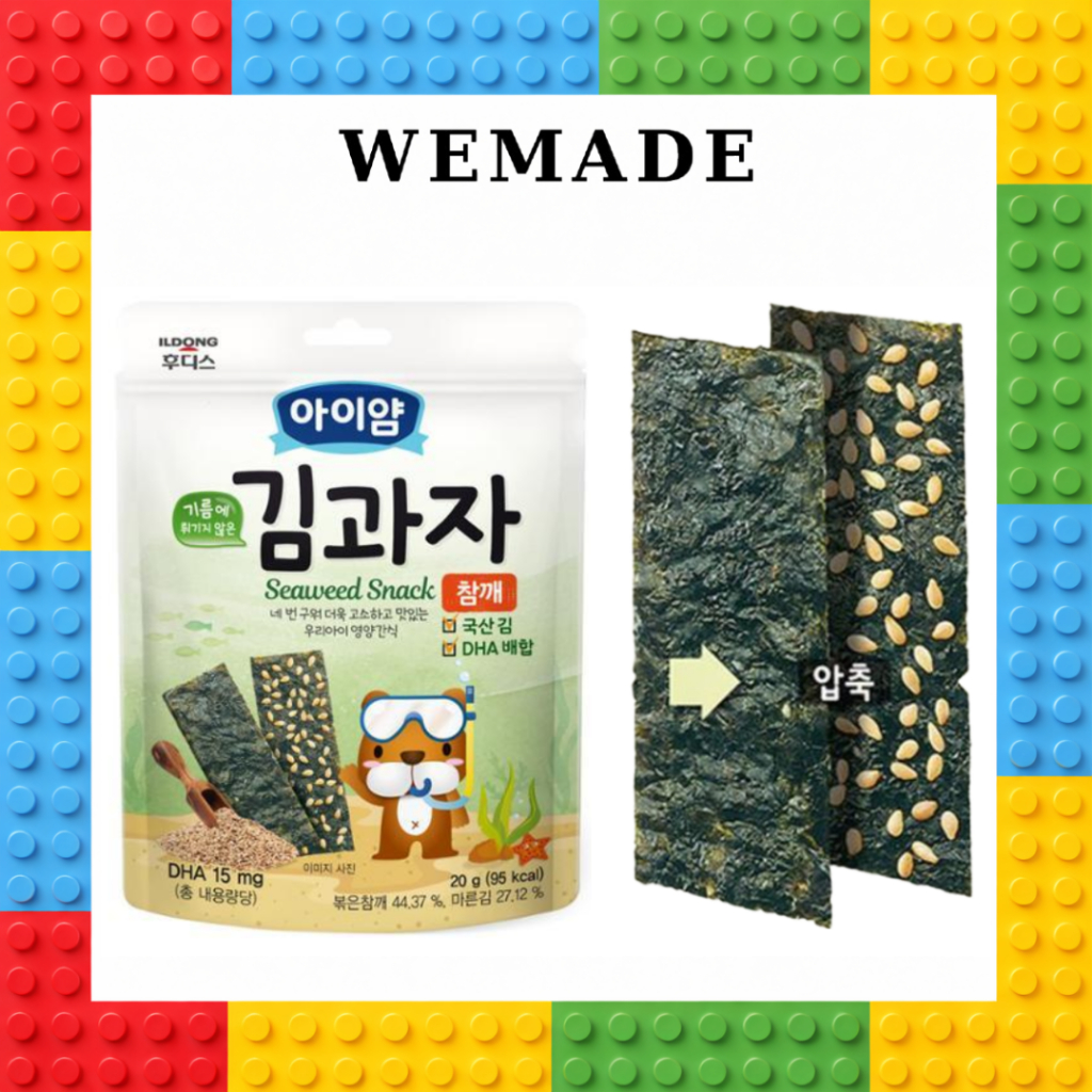 [ILDONG FOODIS] I YAM Seaweed Snack - งา