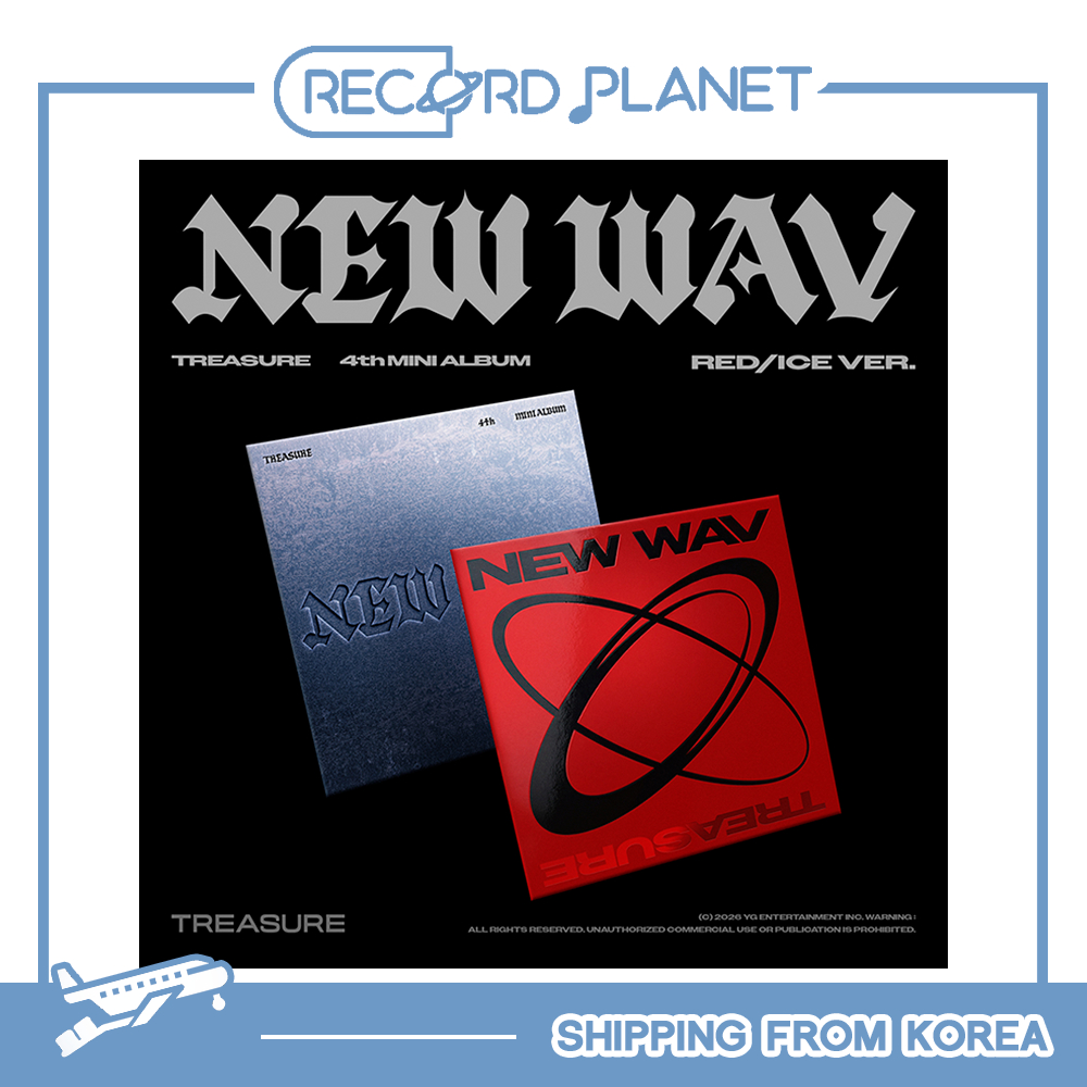 TREASURE - 4th MINI ALBUM [NEW WAV] RED/ICE VER.
