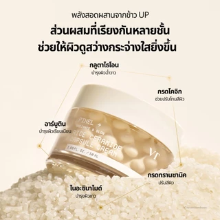 [VT] Rice Ceramide Capsule Cream Gel Moisturizer ครีมแคปซูลเจลมอยส์เจอไรเซอร์ สูตรข้าวและเซราไมด์ [เรือธงอย่างเป็นทางการ]