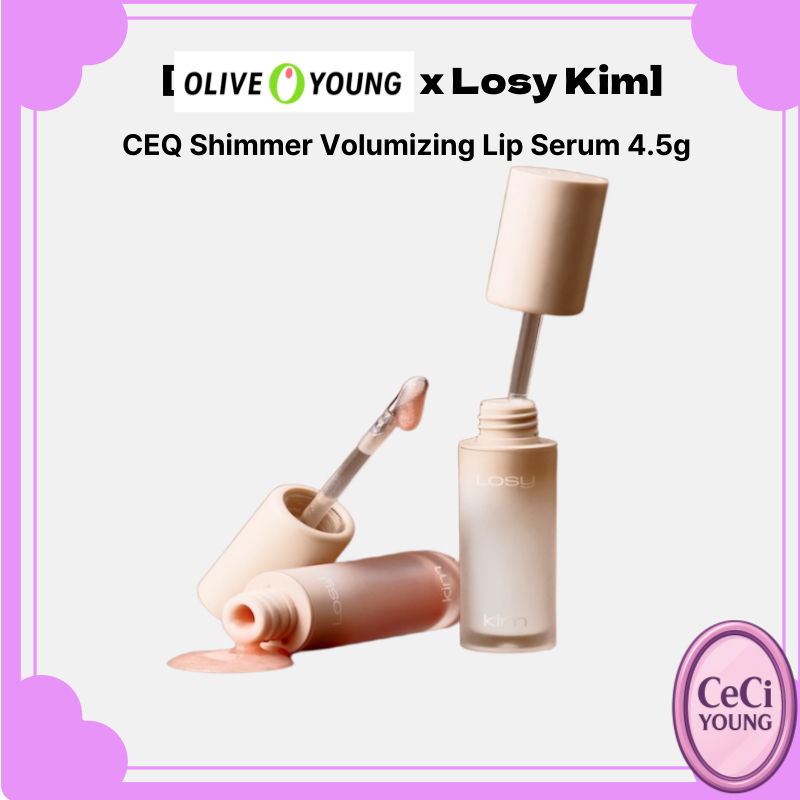 LOSY KIM / Olive Young /CEQ Shimmer Volumizing Lip Serum 4.5g | 2 ชนิด Glossy Plumping Lip Serum เกา