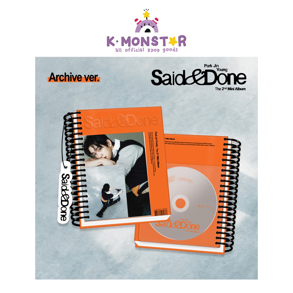 [POB] PARK JINYOUNG - [Said & Done] / 2nd Mini Album (Archive ver.) APPLEMUSIC
