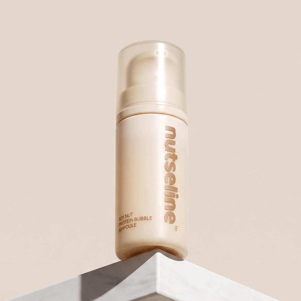 [Nutseline] Soy Nut Bubble Ampoule 90ml - Hydration & Radiant Glow Skin Care / Made In Korea