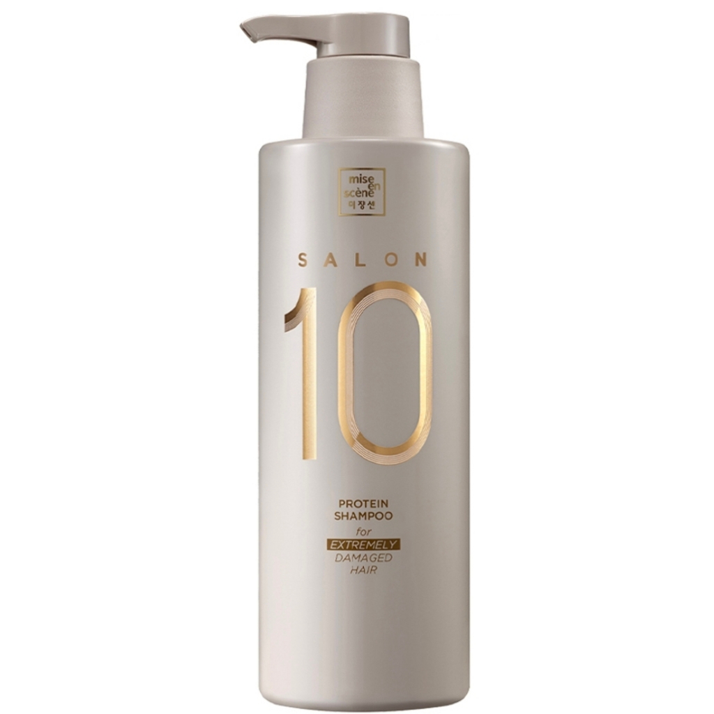 Mise en Scene Salon 10 Protein Shampoo 500ml สําหรับผมเสียอย่างมาก
