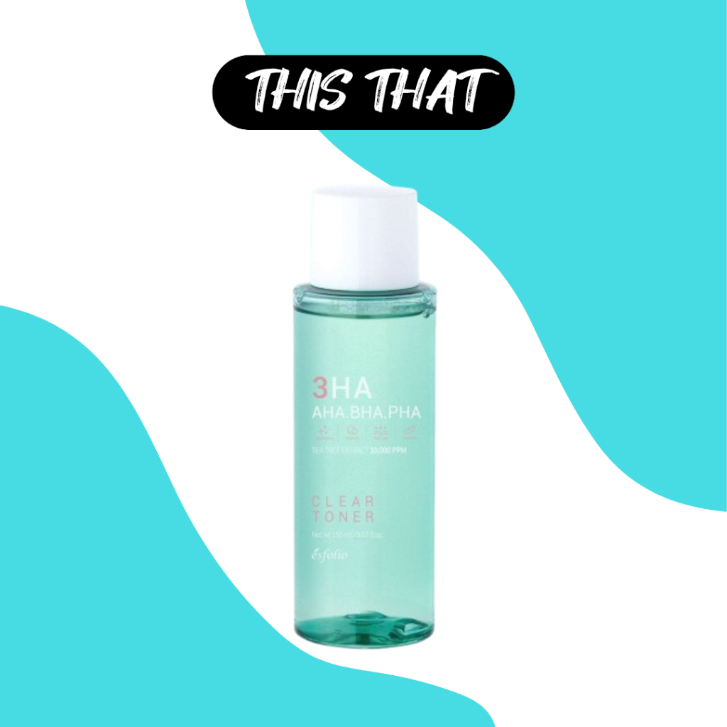 [ESFOLIO] 3HA Clear Toner 150ml / บํารุงผิวหน้าเข้มข้น