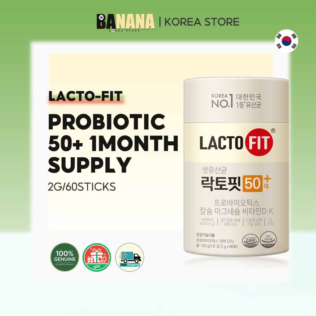 LACTO-FIT โปรไบโอติก 50+ 2g*60 แท่ง