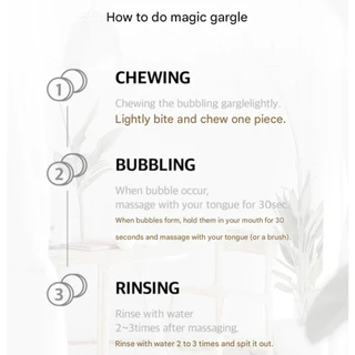 [สามวินาที] Magic Gargle(4กลิ่น),ยาสีฟันแข็ง,เคี้ยวน้ํายาบ้วนปาก,ฟลูออไรด์น้ํายาทําความสะอาดช่องปากแบบพกพา,18เม็ดห่อเป็นรายบุคคล | เคสขวด 36 เม็ด