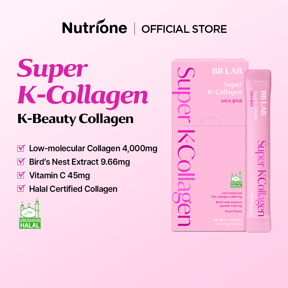 NUTRIONE BB LAB ซูเปอร์ เค-คอลลาเจน Super K-Collagen (7g X 15 แท่ง)