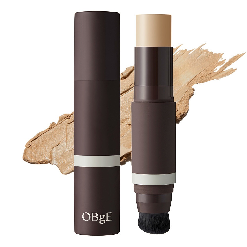 OBge Natural Cover Foundation Stick 13g | Mens Makeup SPF50+ PA++++ คอนซีลเลอร์บีบีครีมครีมกันแดด Al