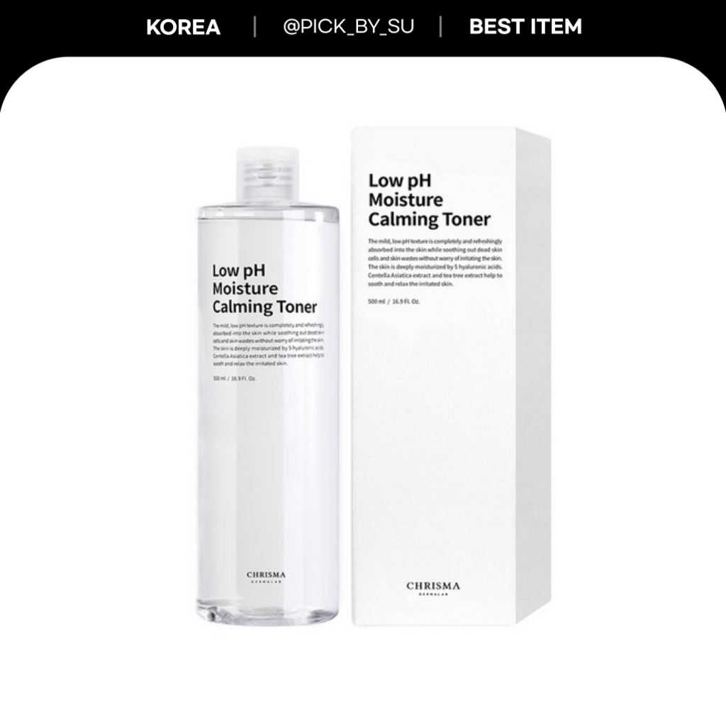 [CRISMA] Derma Lab Toner 500ml Low pH Hydrating Soothing Facial Toner ผิวแพ้ง่ายเกาหลี