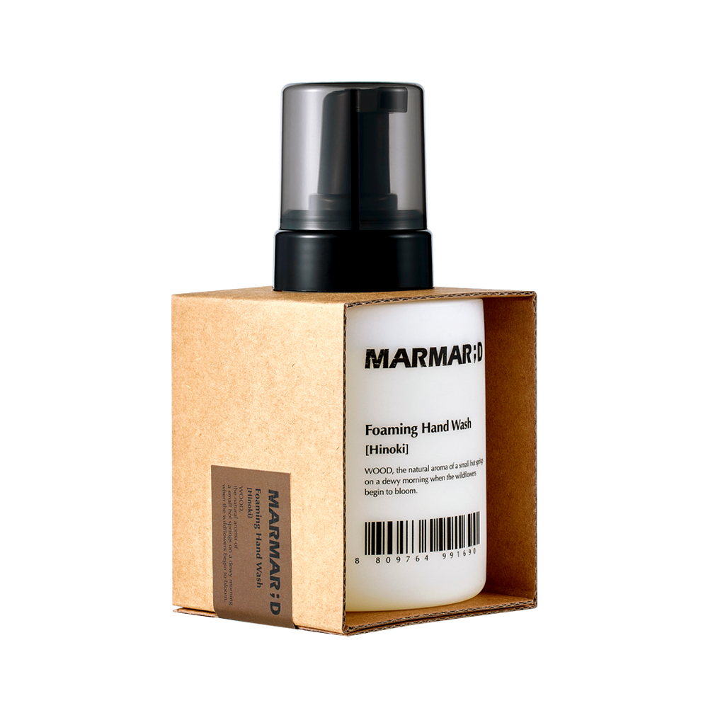 [Olive Young] MARMAR;D Foaming Hand Wash Hinoki 300mL - Bergamot, Earth Fig, Green Rose, Hinoki