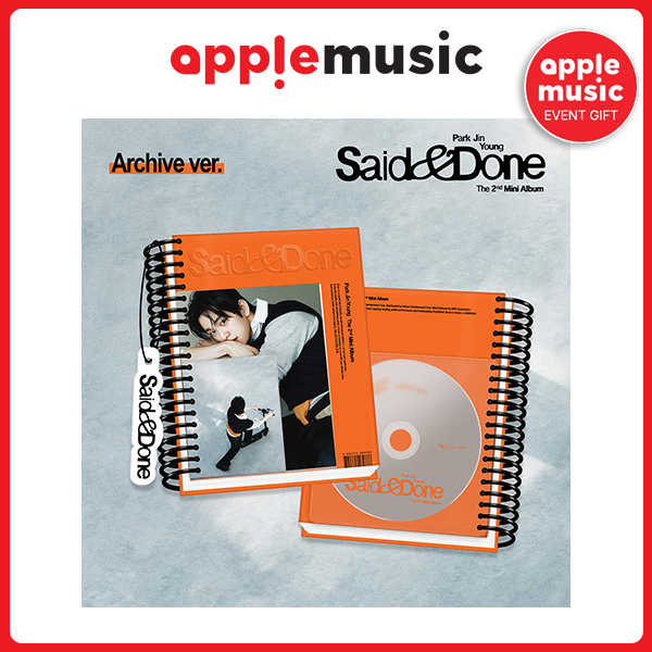 [APPLE MUSIC POB] PARK JINYOUNG - 2nd Mini [Said & Done] [Archive Ver.]