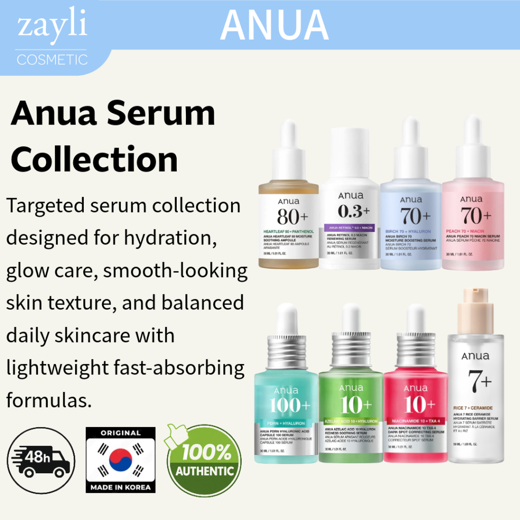 [Anua] Vitamin A–B–C Serum Collection