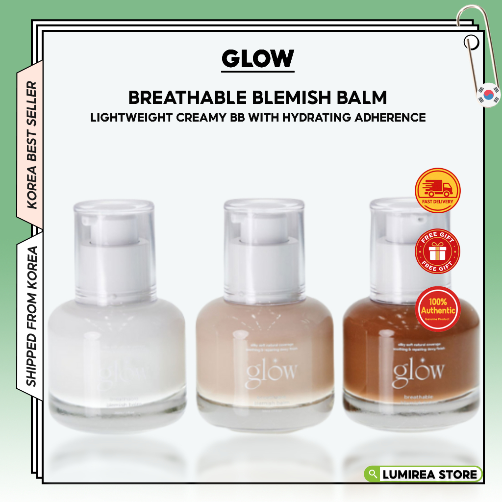 GLOW Breathable Blemish Balm 30ml - บีบีครีม & ทินท์มอยส์เจอร์ไรเซอร์