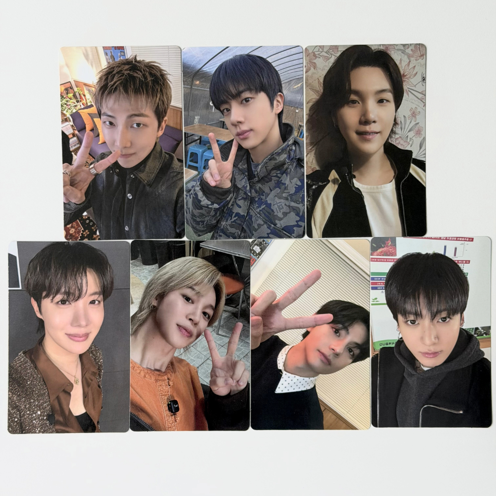 [OFFICIAL] WEVERSE SELFIE B Ver. BTS ARIRANG POB โฟโต้การ์ด
