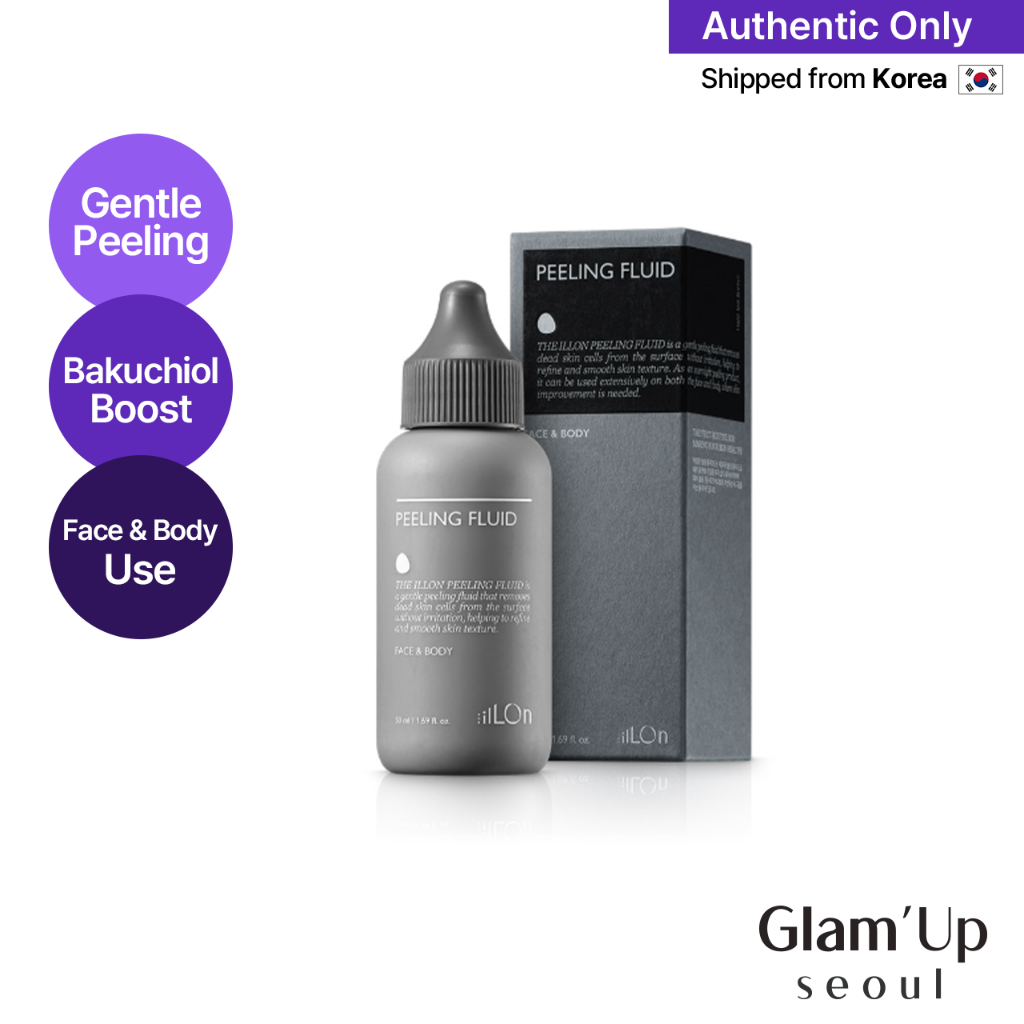 [THE iLLON] Peeling Fluid Bakuchiol Skin Texture Care Gentle Peeling Smooth Finish Korea Skincare