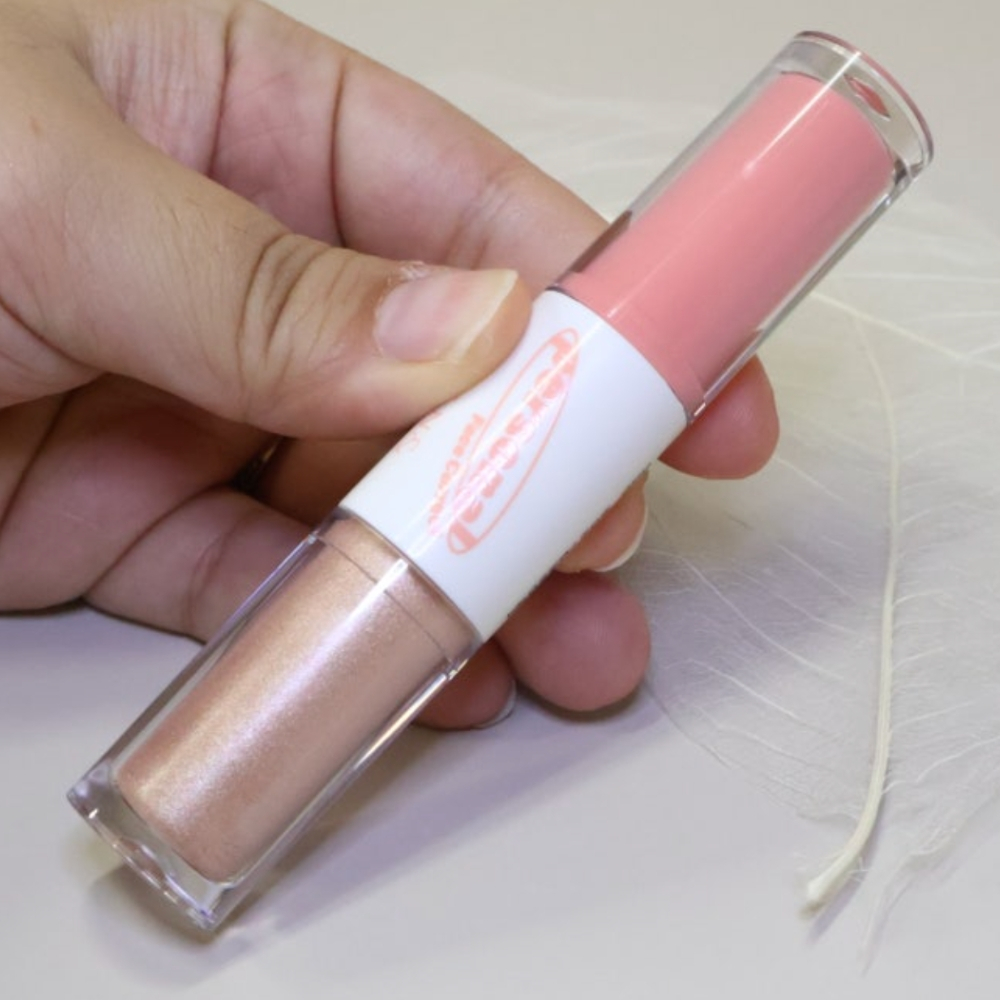 [IPKN / Personal Tone Cheek Lighter Duo / Warm Lighter 5.8g] K-Beauty 2-in-1 Blush Highlighter Peach