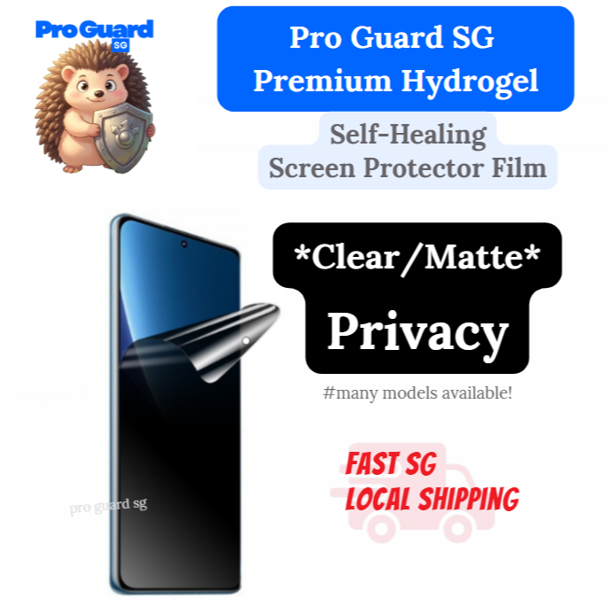 [SG] ฟิล์มกันรอยหน้าจอความเป็นส่วนตัว Oppo Clear / Matte Oppo A6 Pro A3 A3x A3 Pro A5 A5x A5 Pro
