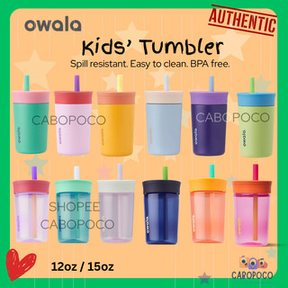 Owala Kids Tumbler - Lilac Rocket, Unicorn, Watermelon, Peacock, Home Base, A-Parrot-Ly, Picnic, Seas the Day, Authentic