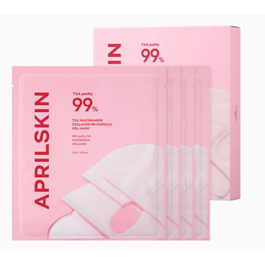 AprilSkin TXA Niacinamide Collagen 99 Capsule Gel Mask 4ea