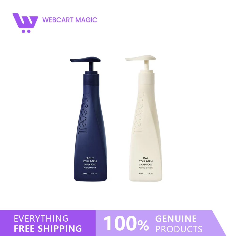 TREECELL Day Collagen Shampoo 360ml/Night Collagen Shampoo 360ml/แชมพูขจัดรังแค 360ml