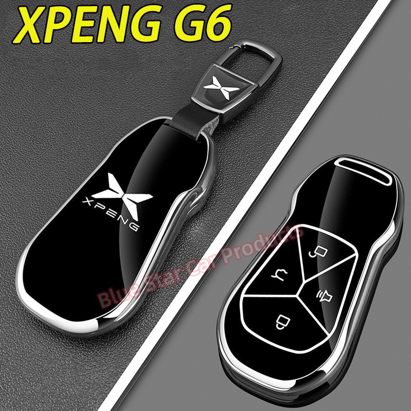 กระเป๋าใส่กุญแจรุ่น XPENG G6 ชุดกุญแจรถ ฝาครอบป้องกันกุญแจสําหรับ XPENG G6