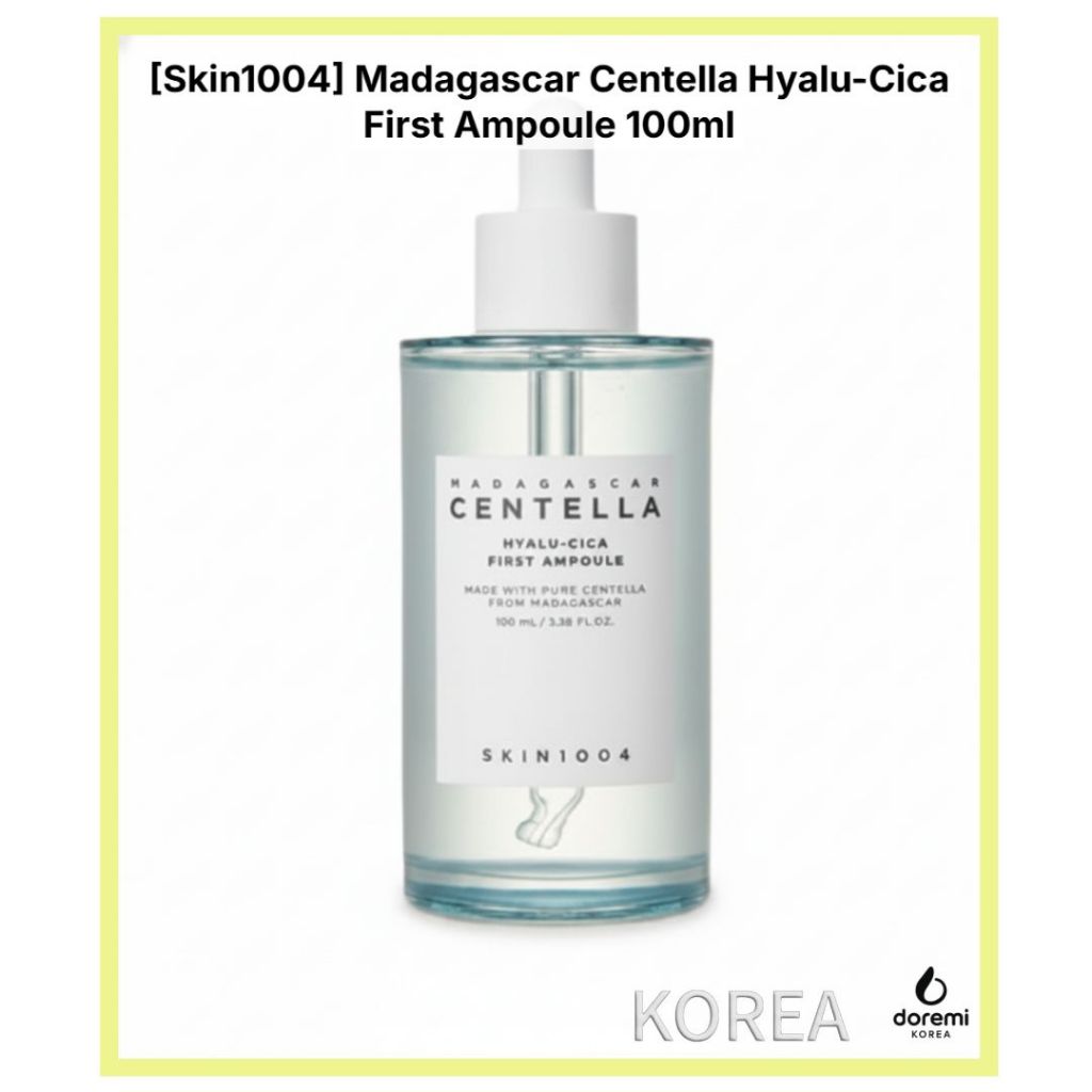 [Skin1004] Madagascar Centella Hyalu-Cica First Ampoule 100ml / Korean Ampoule / Centella Extract โด