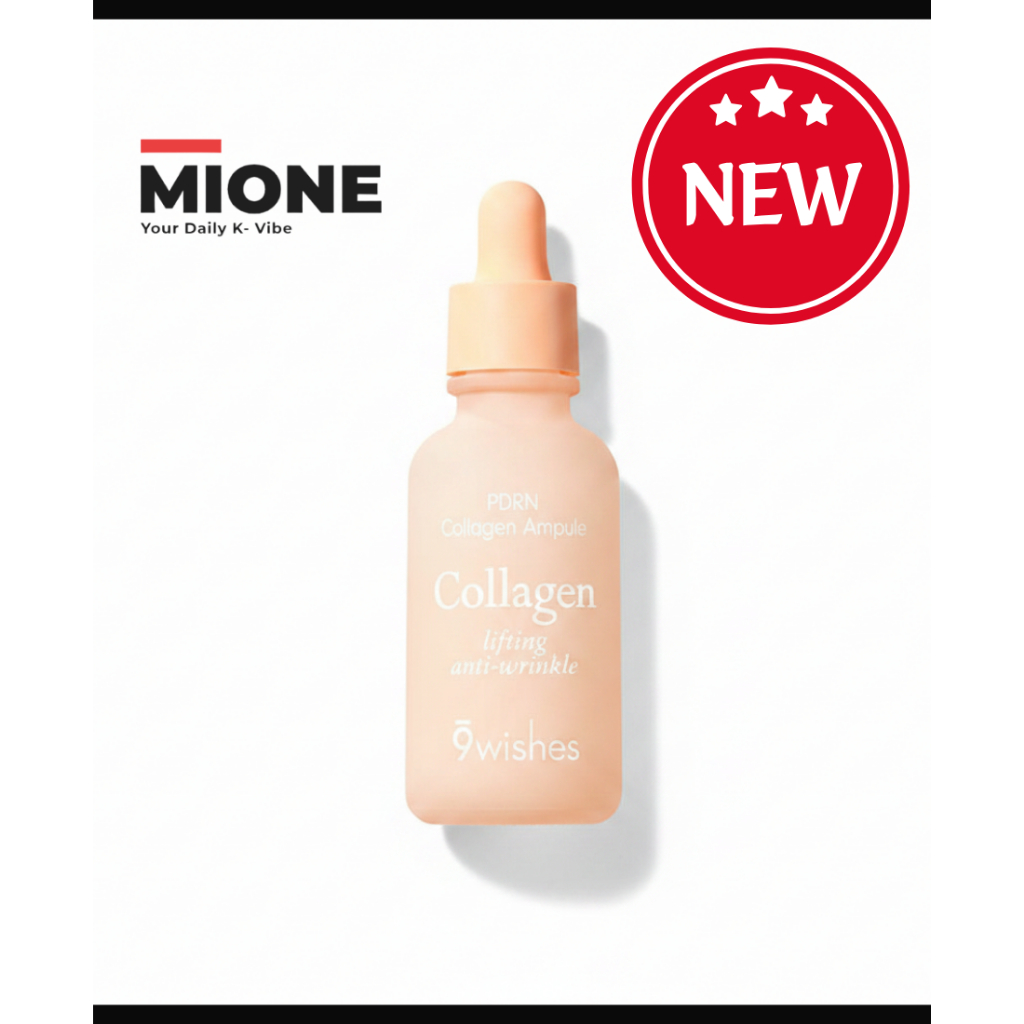 [9wishes] PDRN Collagen Ampoule 30ml, Firming & Deep Hydration Skin Care Serum