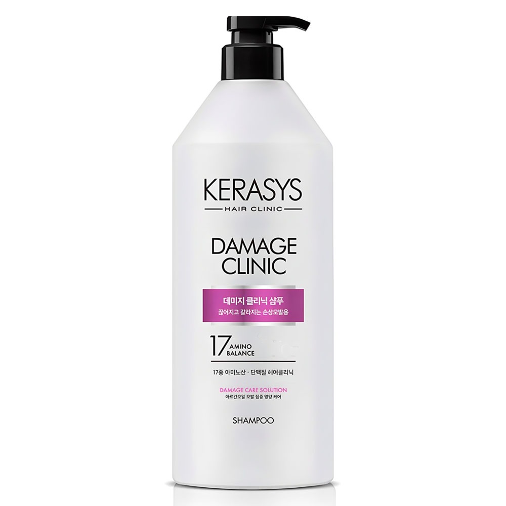Kerasys Hair Clinic Damage Clinic Shampoo 980ml 17 Amino Balance K-Beauty Skin Care Olive Young