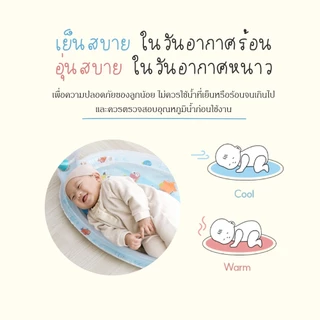[Malang Honey] IBLIN เบาะน้ำเด็ก Tummy Time – เสื่อเป่าลมเล่นน้ำ พร้อมกระจก & กระดิ่งสี สำหรับทารก 0-3 ปี (84x56 ซม.)