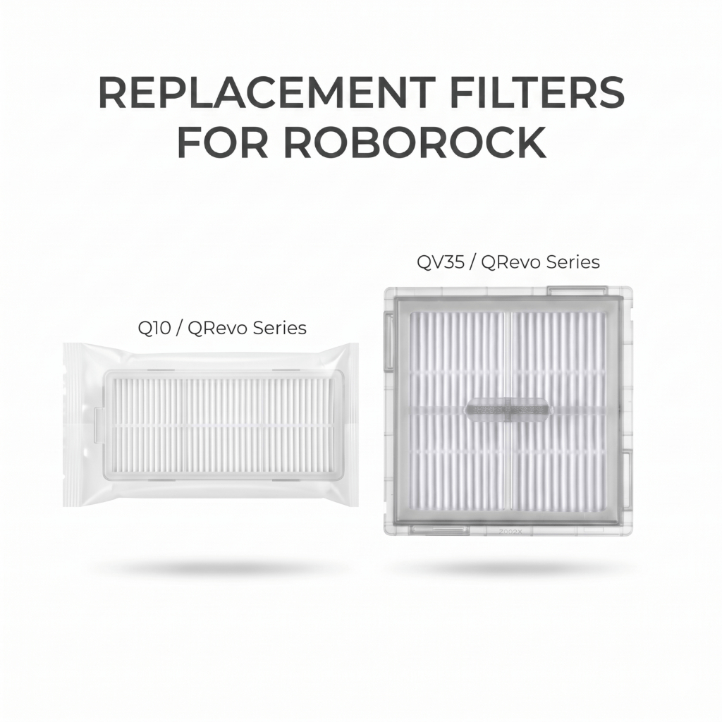 กรองสําหรับ Roborock QR 798/Qrevo MaxV/Qrevo Pro/Qrevo C/Qrevo Edge/Qrevo 5AE/ Qrevo S Pro/Q10 PF+/Q