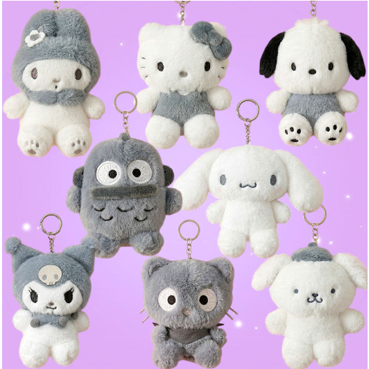 พวงกุญแจตุ๊กตา Sanrio รวมตัวละครยอดฮิต 13 ซม.