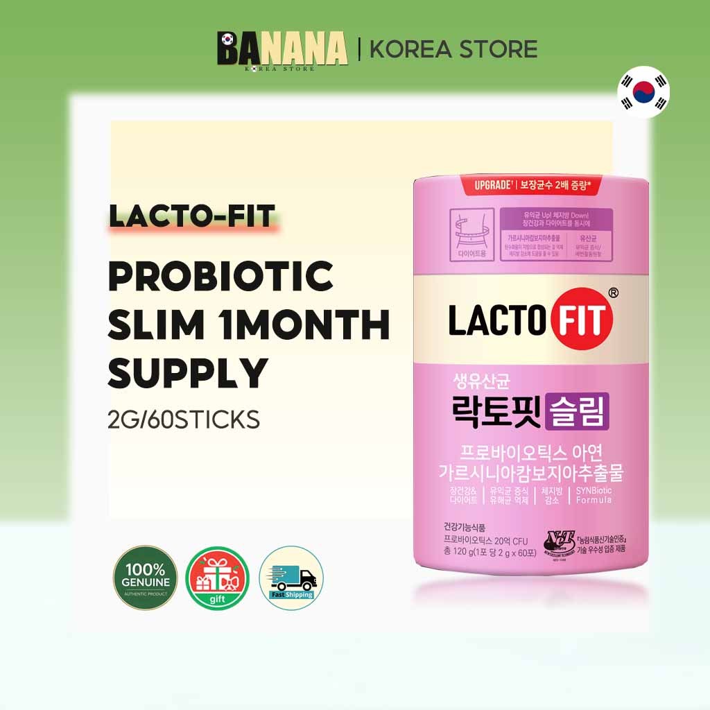 [Lacto-Fit] Probiotic Slim 2g*60 แท่ง