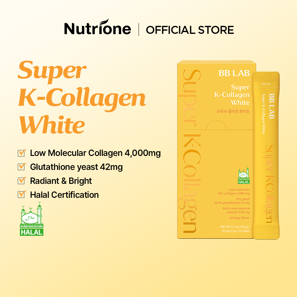 NUTRIONE BB LAB ซูเปอร์ เค-คอลลาเจน ไวท์ Super K-Collagen White (7g X 15 แท่ง)