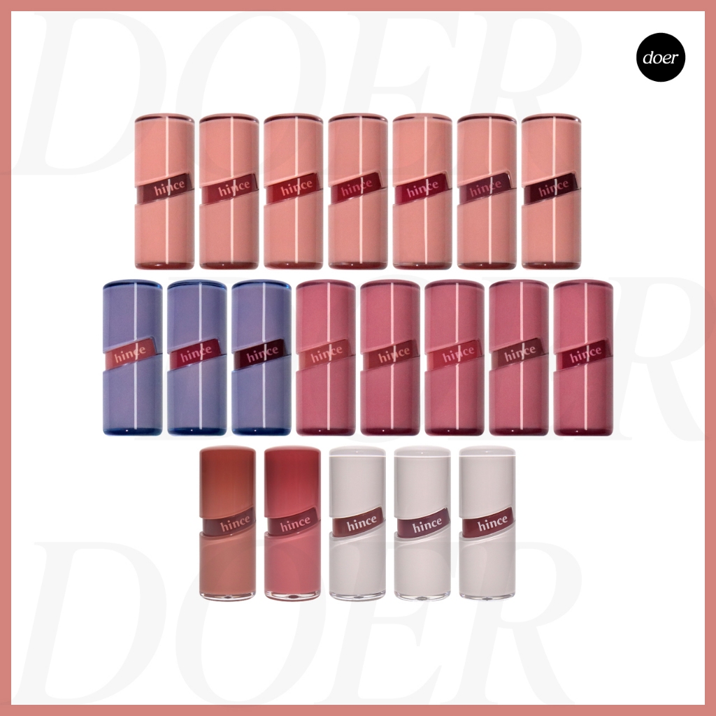 [HINCE] Raw Glow Gel Tint [4ml] ลิปกลอสวีแกน (15 สี)
