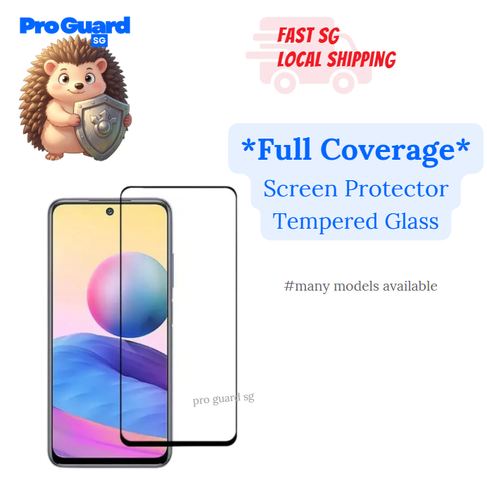 [SG] กระจกนิรภัยแบบเต็มความคุ้มครอง Xiaomi 12T Pro 11T Pro Mi 10T Pro ตัวป้องกันหน้าจอ