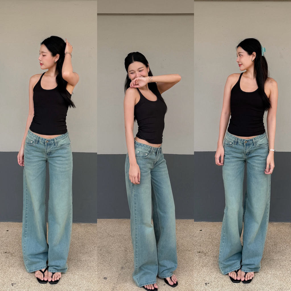 Wangjai - Yada jeans ( กางเกงยีนส์เอวต่ำ)