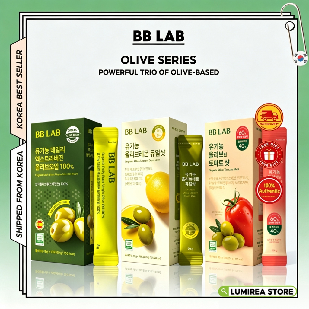 BB LAB มะนาวมะกอกออร์แกนิก Dual Shot/Organic Olive Tomato Shot/Organic Olive Lemon Dual Shot 50:50