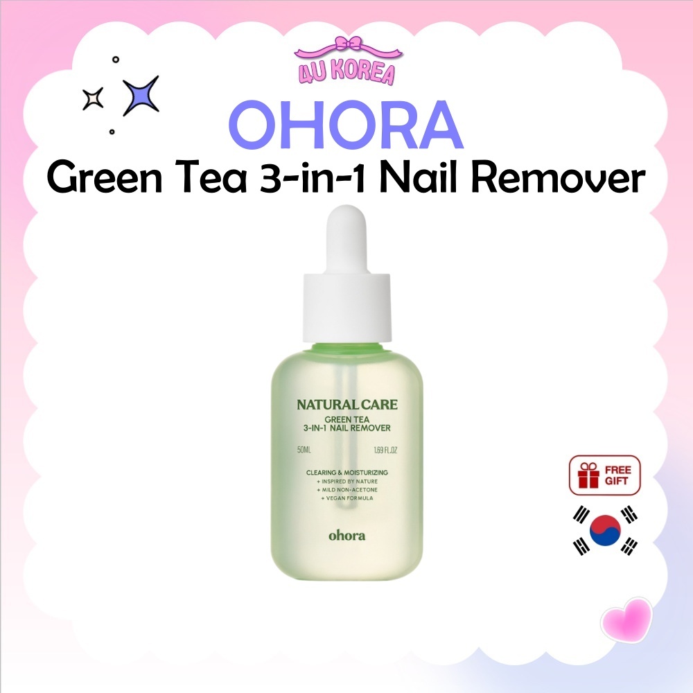 OHORA Green Tea 3-in-1 Nail Remover – 50ml / K-BEAUTY