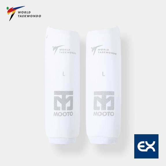[Mooto] EXTERA Pro Kyorugi Shin Protector ศิลปะการต่อสู้ Taekwondo TKD Guard - สีขาว