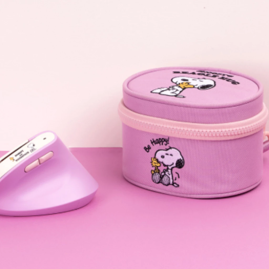 ROYCHE ชุดเมาส์ไร้สายแนวตั้งและกระเป๋า Snoopy thumbnail 10