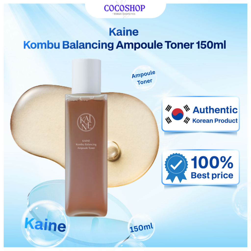Kaine Kombu Balancing Ampoule Toner 150ml Hydrating Facial Toner สกินแคร์เกาหลี
