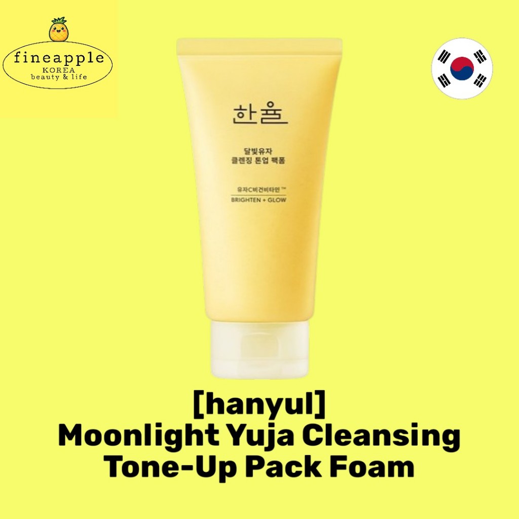 [hanyul] Moonlight Yuja Cleansing Tone-Up Pack Foam