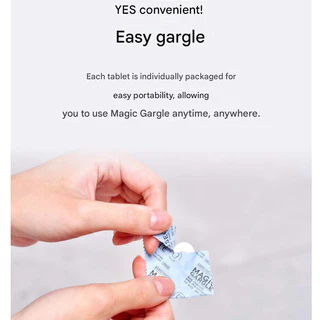 [สามวินาที] Magic Gargle(4กลิ่น),ยาสีฟันแข็ง,เคี้ยวน้ํายาบ้วนปาก,ฟลูออไรด์น้ํายาทําความสะอาดช่องปากแบบพกพา,18เม็ดห่อเป็นรายบุคคล | เคสขวด 36 เม็ด